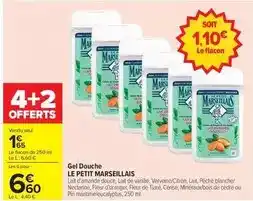 Carrefour Le petit marseillais - gel douche offre