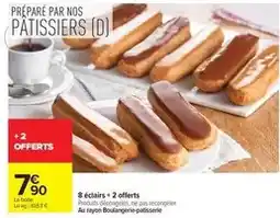 Carrefour 8 éclairs + 2 offerts offre