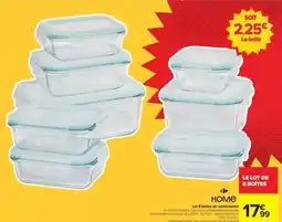 Carrefour Lot de 8 boites offre