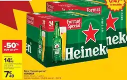 Carrefour Heineken - bière format spécial offre