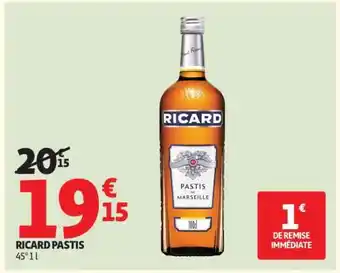 Auchan Ricard Pastis offre