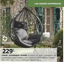 Bricorama Dim - coque suspendue pumba offre