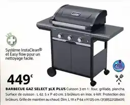 Bricorama Facile - barbecue gaz select 3lx plus offre