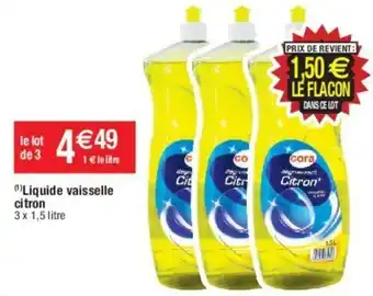 Migros Liquide vaisselle citron offre