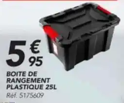 Les Briconautes BOITE DE RANGEMENT PLASTIQUE offre