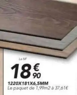 Les Briconautes REVETEMENT DE SOL SPC AVEC COUCHE INTEGREE offre