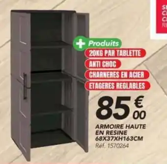 ARMOIRE HAUTE EN RESINE