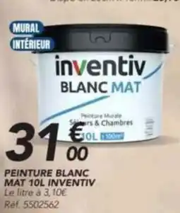Les Briconautes PEINTURE BLANC MAT INVENTIV offre