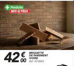 Les Briconautes BRIQUETTE DE PAREMENT IVOIRE offre