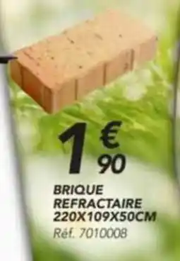Les Briconautes BRIQUE REFRACTAIRE offre