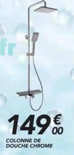 Les Briconautes COLONNE DE DOUCHE CHROME offre