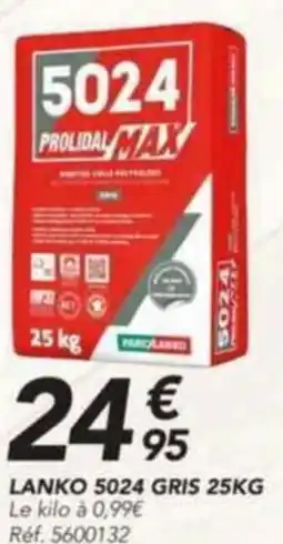 Les Briconautes LANKO 5024 GRIS offre