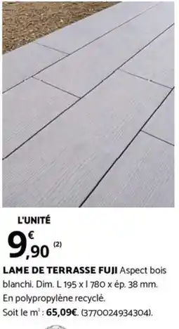 Bricorama LAME DE TERRASSE FUJI offre