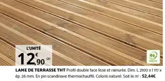 LAME DE TERRASSE THT