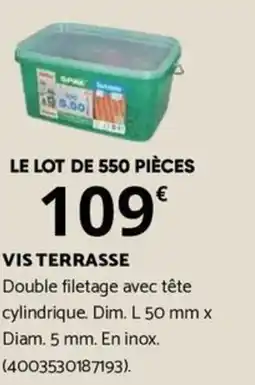 Bricorama VIS TERRASSE offre