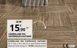 Bricorama CARRELAGE SOL EXTÉRIEUR CASTANO offre