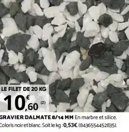 Bricorama GRAVIER DALMATE 8/14 MM offre