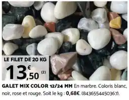 Bricorama GALET MIX COLOR 12/24 MM E offre