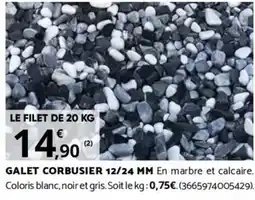 Bricorama GALET CORBUSIER 12/24 MM offre