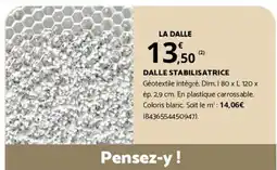 Bricorama DALLE STABILISATRICE offre