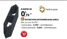 Bricorama ENTRETOISE INTERMÉDIAIRE ADÈLE offre