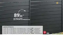 Bricorama LAMES DE CLÔTURE EVA offre