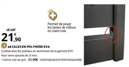 Bricorama 48 CALES EN POLYMÈRE EVA offre