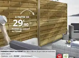 Bricorama PANNEAU DROIT ALTERNÉ offre