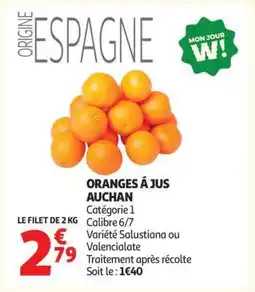 Auchan Oranges À Jus Auchan offre