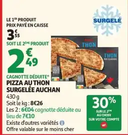 Auchan Pizza Au Thon Surgelée Auchan offre