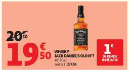 Auchan Whisky Jack Daniel's Old N°7 offre