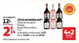 Auchan Côtes Du Rhône Aop offre