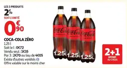 Auchan Coca Cola Zéro offre