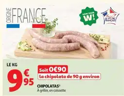 Auchan Chipolatas offre