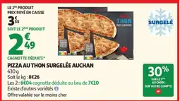 Auchan Pizza Au Thon Surgelée Auchan offre