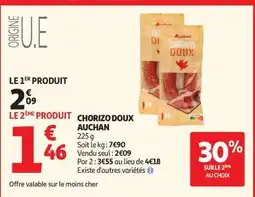 Auchan Chorizo Doux Auchan offre