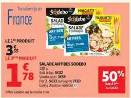 Auchan SALADE ANTIBES SODEBO offre