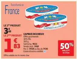 Auchan CAPRICE DES DIEUX offre