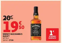 Auchan Whisky Jack Daniel's Old N°7 offre