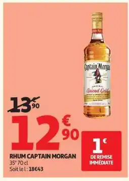 Auchan RHUM 'CAPTAIN MORGAN' offre