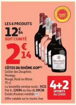 Auchan Côtes Du Rhône Aop offre