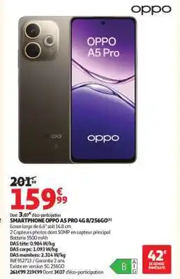 Auchan SMARTPHONE OPPO A5 PRO 4G 8/256GO offre