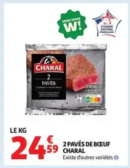 Auchan 2 Pavés De Bœuf Charal offre