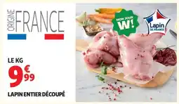 Auchan Lapin Entier Découpé offre