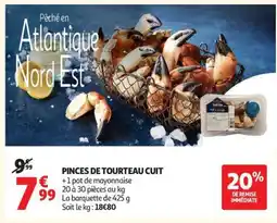 Auchan Pinces De Tourteau Cuit offre