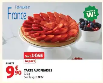 Auchan Tarte Aux Fraises offre