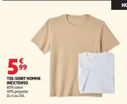 Auchan Tee-Shirt Homme Inextenso offre