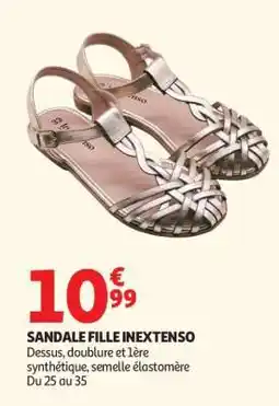 Auchan SANDALE FILLE INEXTENSO offre