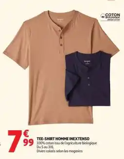 Auchan Tee-Shirt Homme Inextenso offre