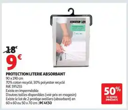Auchan PROTECTION LITERIE ABSORBANT offre